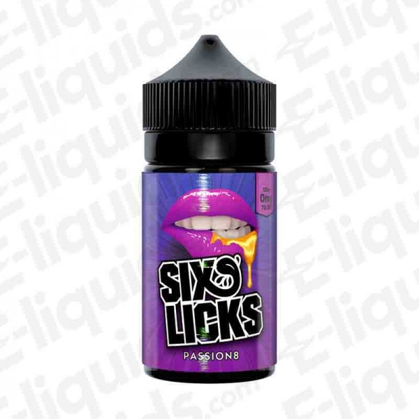 Six Licks - Passion8 Ltd Edition - Shortfill - 0mg...