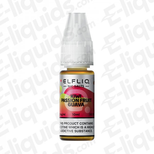 Kiwi Passionfruit Guava Nic Salt E-liquid by ELFLIQ
