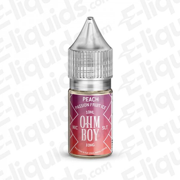Peach Passion Fruit Ice Nic Salt E-liquid by Ohm B...