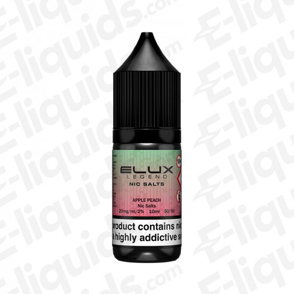Apple Peach Nic Salt E-liquid by Elux Legend