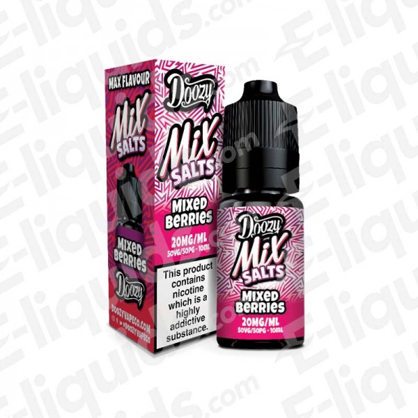Mixed Berries Nic Salt E-liquid by Doozy Mix