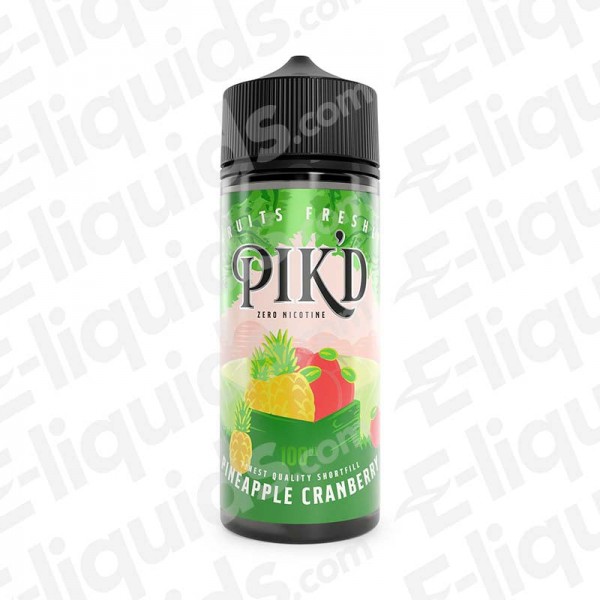 Pineapple and Cranberry Shortfill E-liquid by Pik&...