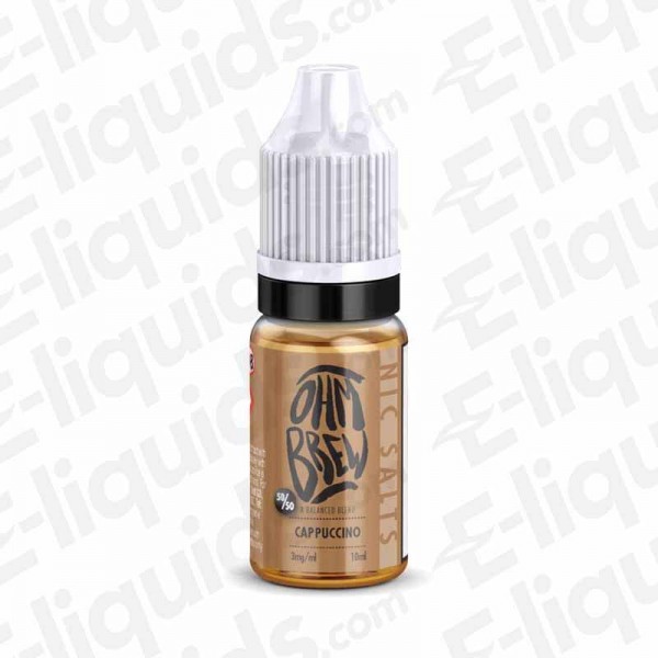Ohm Brew Nic Salt - Cappuccino - 10ml 50:50 | Vape...