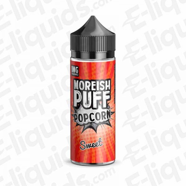 Sweet Popcorn Shortfill E-liquid by Moreish Puff