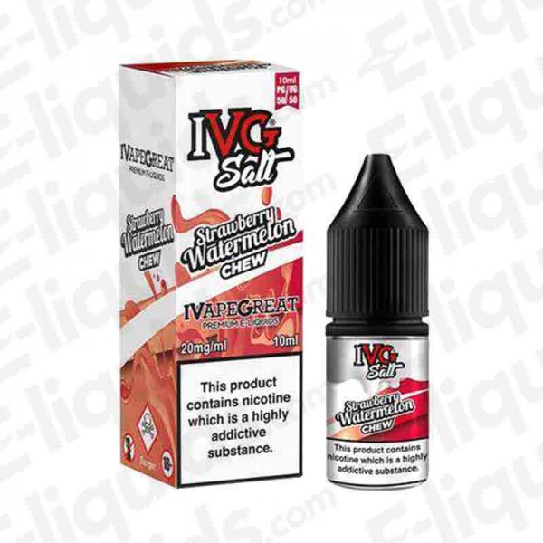 IVG Nic Salt - Strawberry Watermelon - 10mg - 10ml...