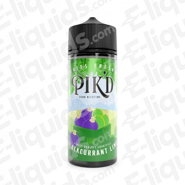 Blackcurrant and Lime Shortfill E-liquid by Pik...