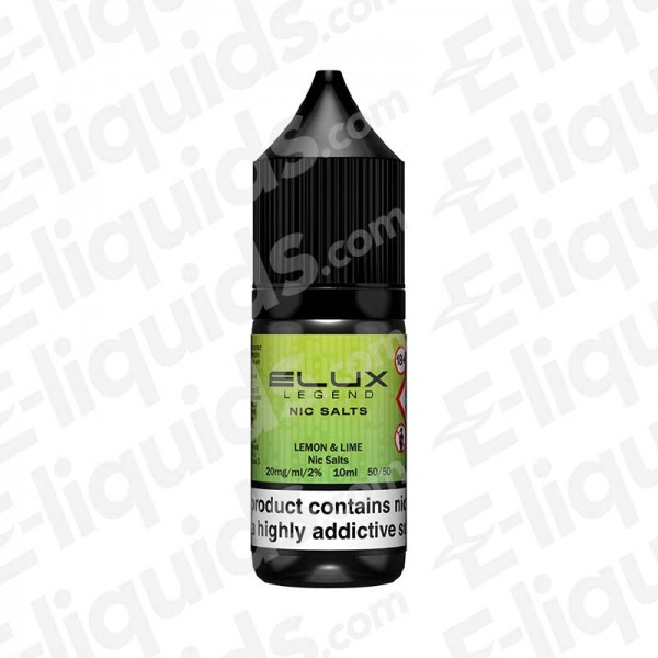 Lemon and Lime Nic Salt E-liquid by Elux Legend