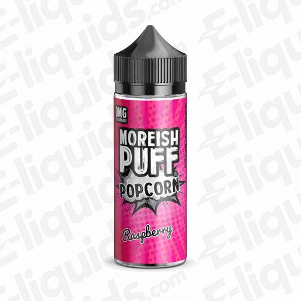 Raspberry Popcorn Shortfill E-liquid by Moreish Pu...