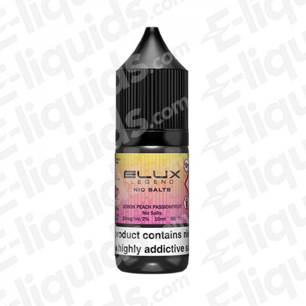 Lemon Peach Passion Nic Salt E-liquid by Elux Lege...