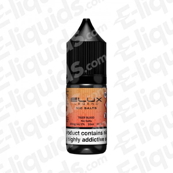 Tiger Blood Nic Salt E-liquid by Elux Legend