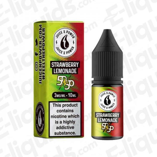 Strawberry Lemonade 50/50 E-liquid by Juice N Powe...