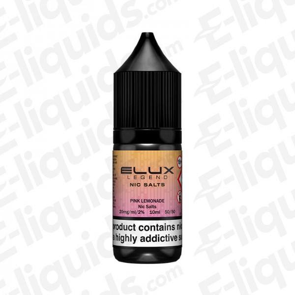 Pink Lemonade Nic Salt E-liquid by Elux Legend