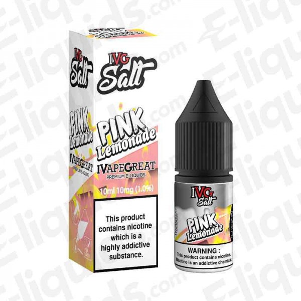 IVG SALTS - Pink Lemonade - 10mg | Vape juice | E-...