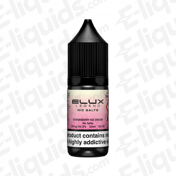 Strawberry Ice Cream Nic Salt E-liquid by Elux Leg...