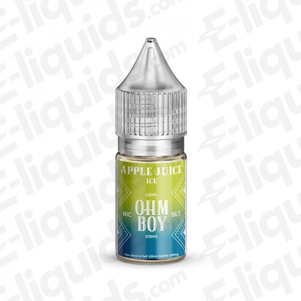 Apple Juice Ice Nic Salt E-liquid by Ohm Boy SLT V...