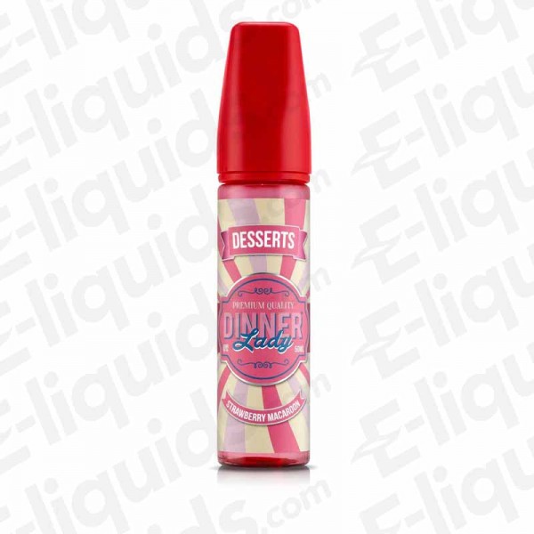 Dinner Lady - Strawberry Macaroon - 0mg - Shortfil...