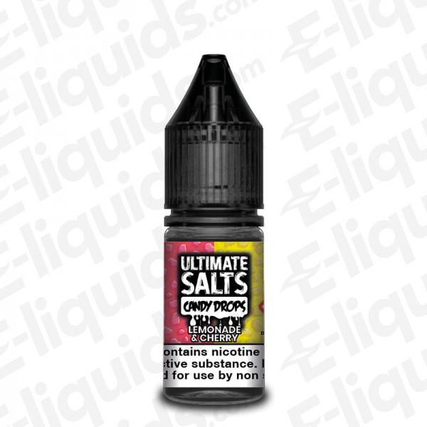 Lemonade Cherry Nic Salt E-liquid by Ultimate Puff Candy Drops