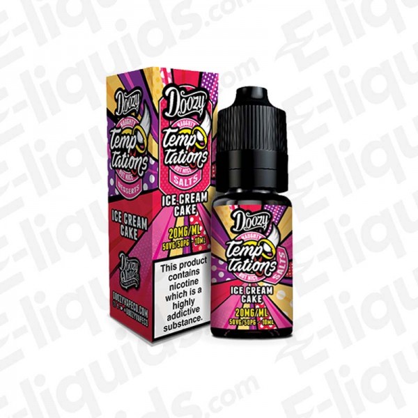 Ice Cream Cake Nic Salt E-liquid by Doozy Temptations