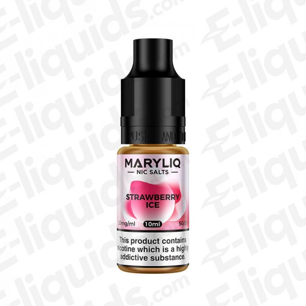 Strawberry Ice Nic Salt E-liquid by Maryliq