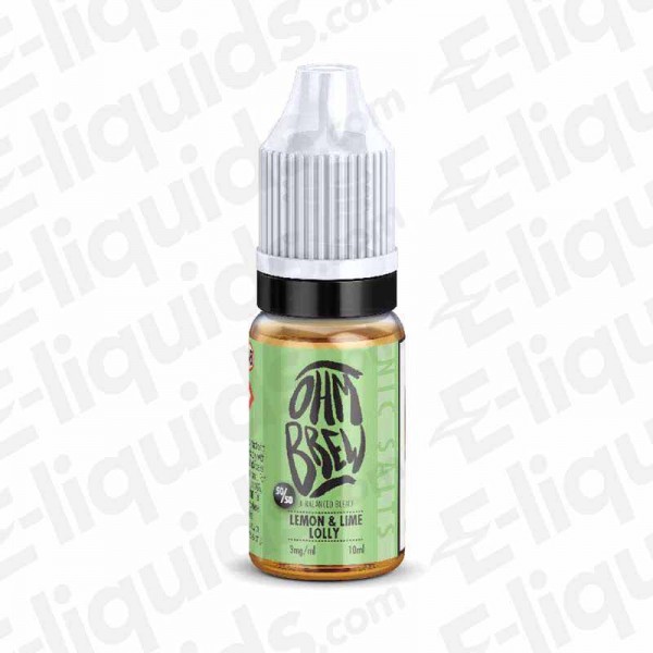 Ohm Brew Nic Salt - Lemon & Lime Lolly - 10ml ...