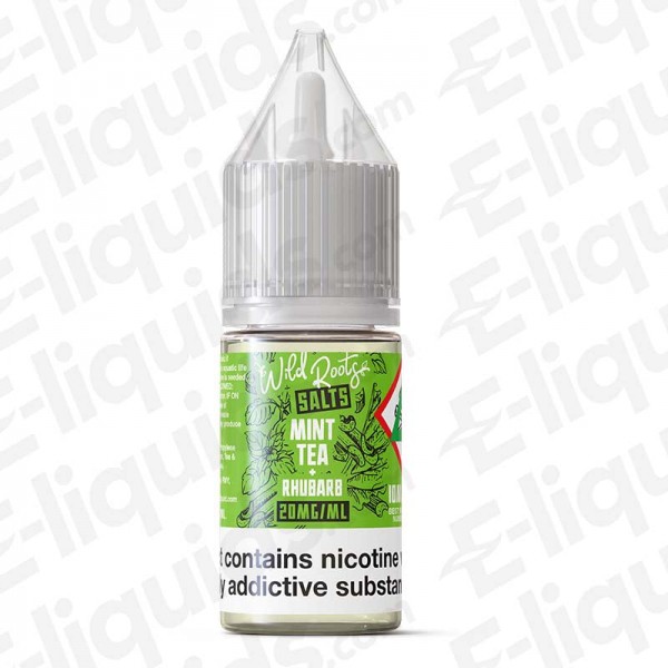 Mint Tea & Rhubarb Nic Salt Eliquid by Wild Roots