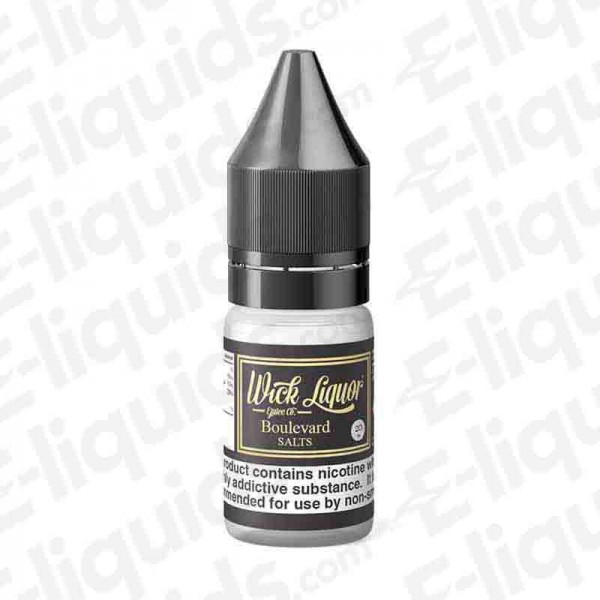 Boulevard by Wick Liquor - 10ml - Nic Salt - 10mg ...