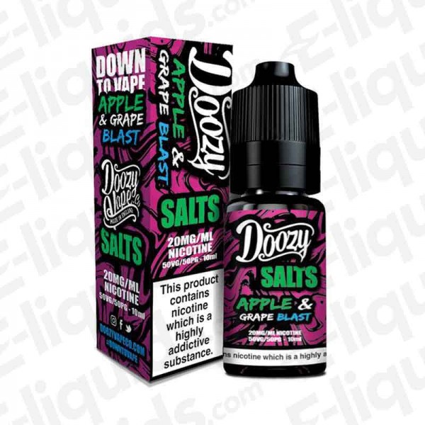 Apple Grape Blast Nic Salt E-liquid by Doozy Vape ...