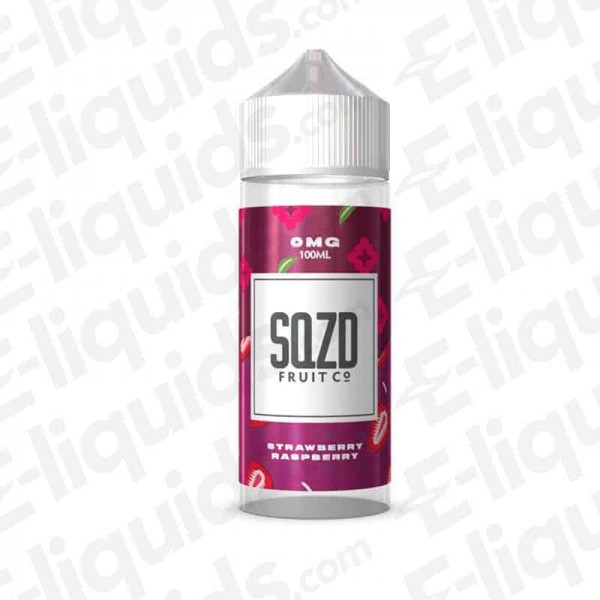 SQZD FRUIT CO - Strawberry Raspberry - 0mg | Vape juice | Eliquid