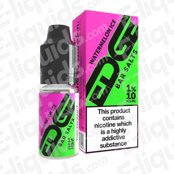 Watermelon Ice Nic Salt E-liquid by Edge Bar Salts