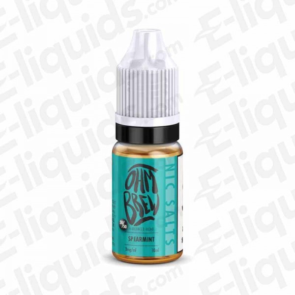 Ohm Brew Nic Salt - Spearmint - 10ml 50:50 | UK e-...