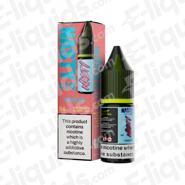 Peach Ice Nic Salt E-liquid by Nasty