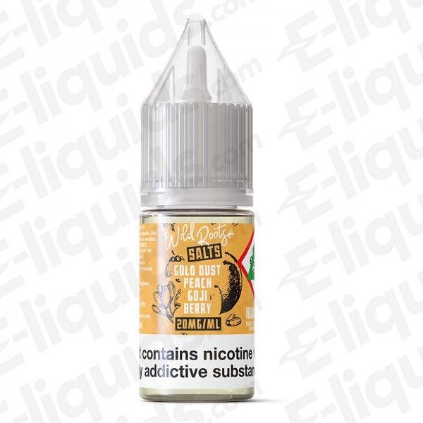 Gold Dust Peach Nic Salt Eliquid by Wild Roots