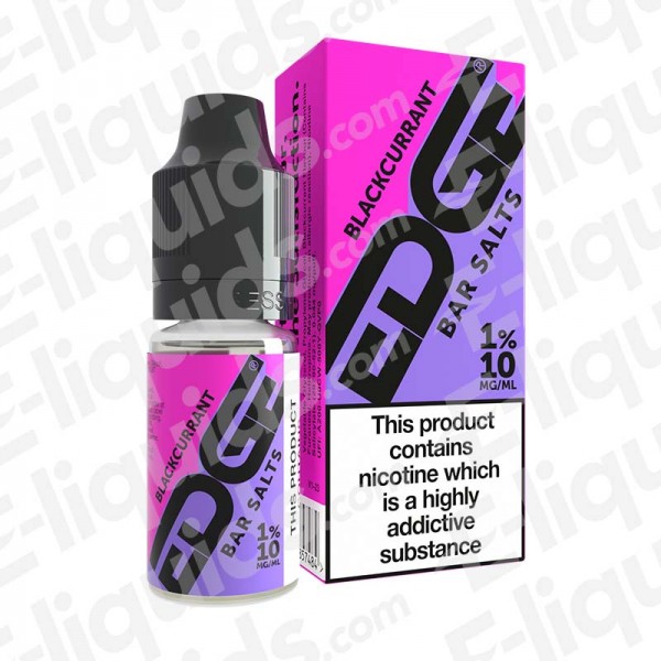 Blackcurrant Nic Salt E-liquid by Edge Bar Salts