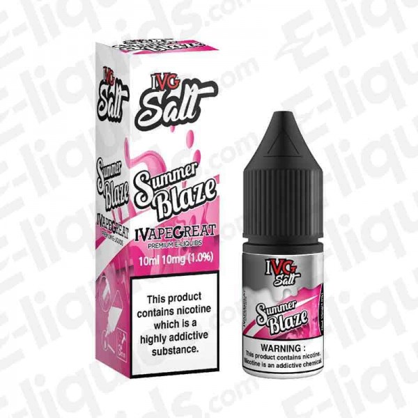 IVG SALTS - Summer Blaze - 10mg | Eliquid | UK e-l...