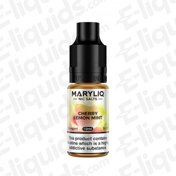 Cherry Lemon Mint Nic Salt E-liquid by Maryliq