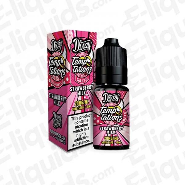 Strawberry Milk Nic Salt E-liquid by Doozy Temptat...