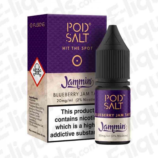 Blueberry Jam Tart Fusion Nic Salt E-liquid by Pod...