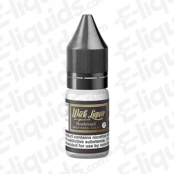 Boulevard Shattered Nic Salt E-liquid by Wick Liqu...