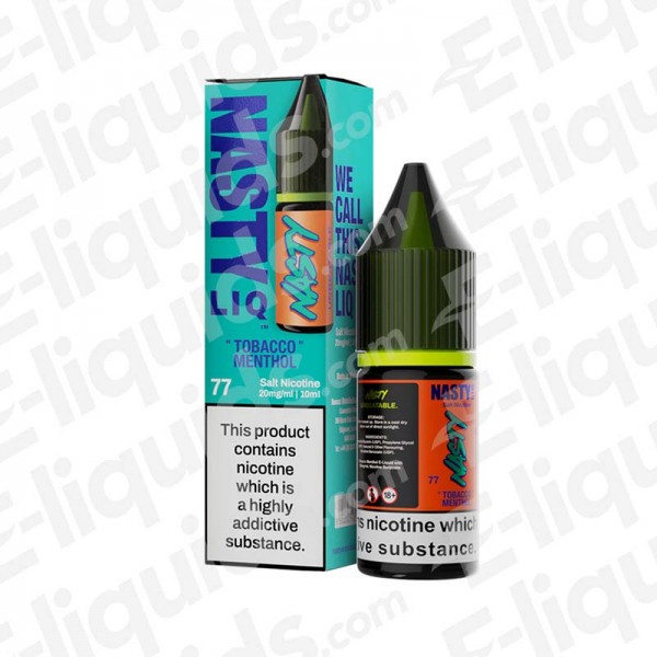 Tobacco Menthol Nic Salt E-liquid by Nasty