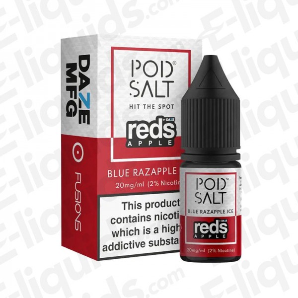 Blue Razapple Ice Fusion Nic Salt E-liquid by Pod ...