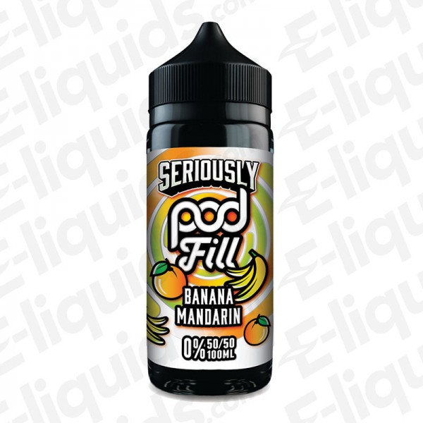 Banana Mandarin Seriously Podfill Shortfill E-liqu...