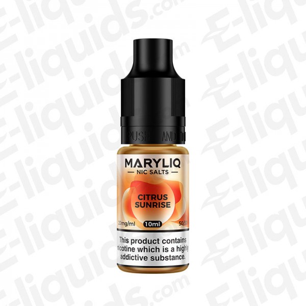 Citrus Sunrise Nic Salt E-liquid by Maryliq