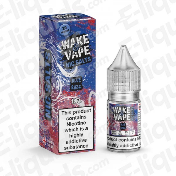 Blue Razz Ice Nic Salt by Wake n Vape