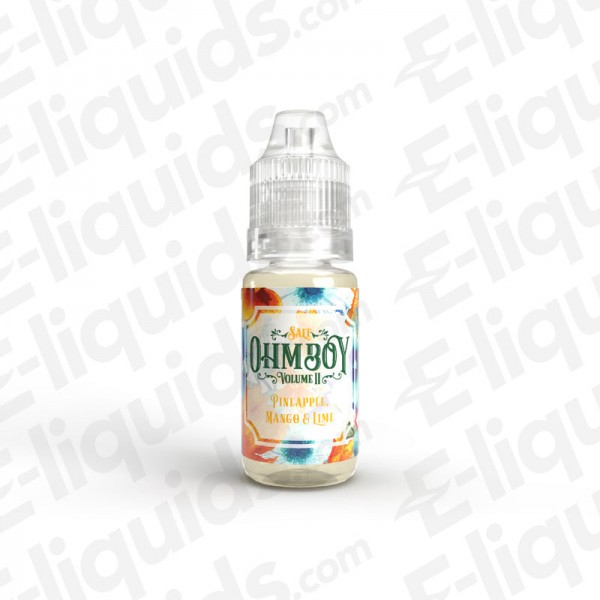 Pineapple Mango Lime Nic Salt E-liquid by Ohm Boy Vol II