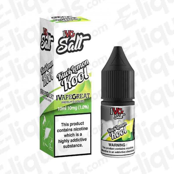 IVG SALTS - Kiwi Lemon Cool - 10mg | E-liquids | U...