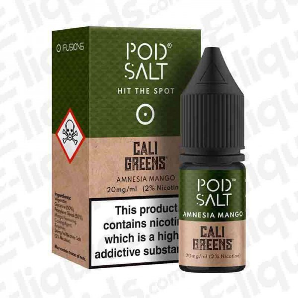 Amnesia Mango Fusion Nic Salt E-liquid by Pod Salt