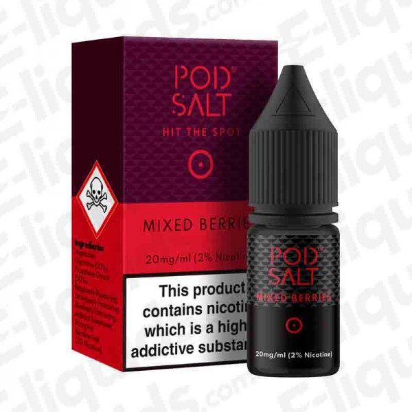 Mixed Berries Nic Salt E-liquid by Pod Salt