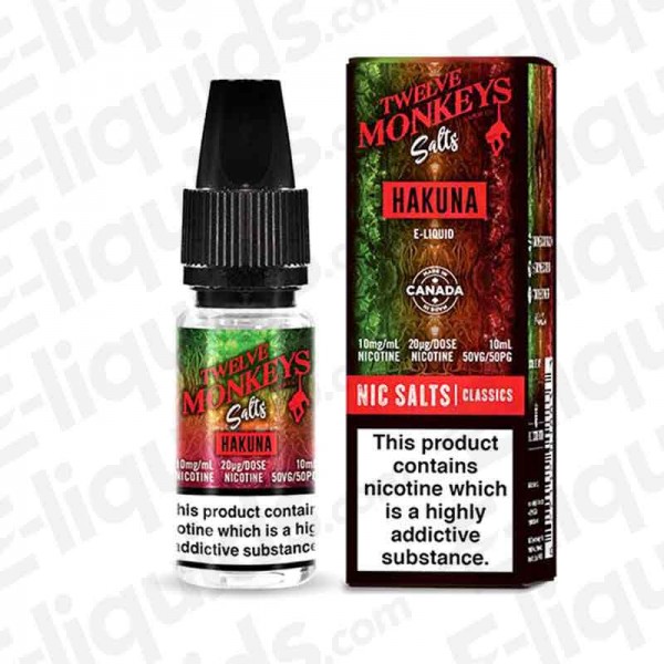 Hakuna by Twelve Monkeys - 0mg - Shortfill | Buy e...