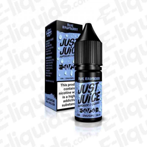 Blue Raspberry 50/50 E-liquid by Just Juice