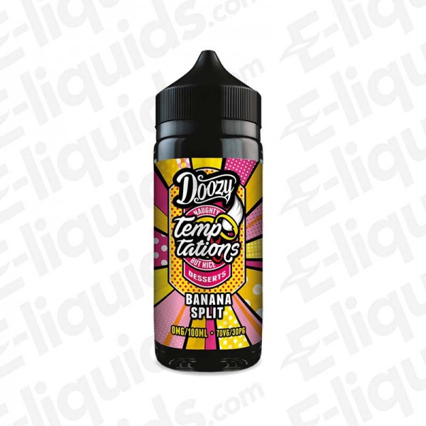 Banana Split Shortfill E-liquid by Doozy Temptatio...